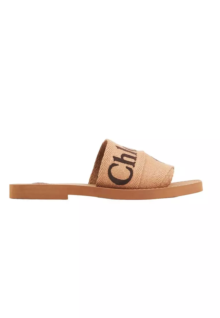 Discount on Chloé  shoes - SKU: Chloe Woody Mule Women's Flip Flops in Dark Tan