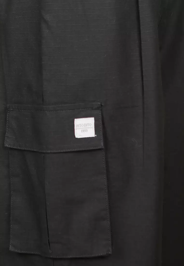 Pito Dito Girl Suipol Celana Panjang Anak Perempuan Motif Polos Warna Hitam