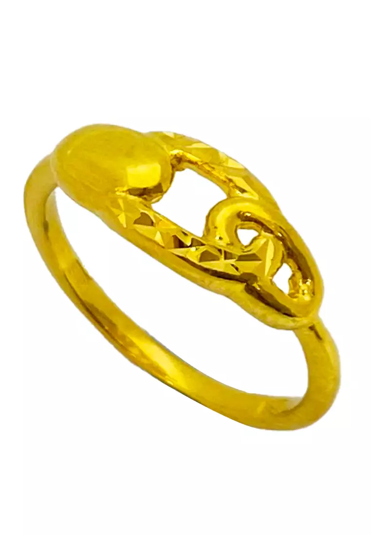 LITZ 916 (22K) Gold  Ring  LGR0139 (2.24g+/-)