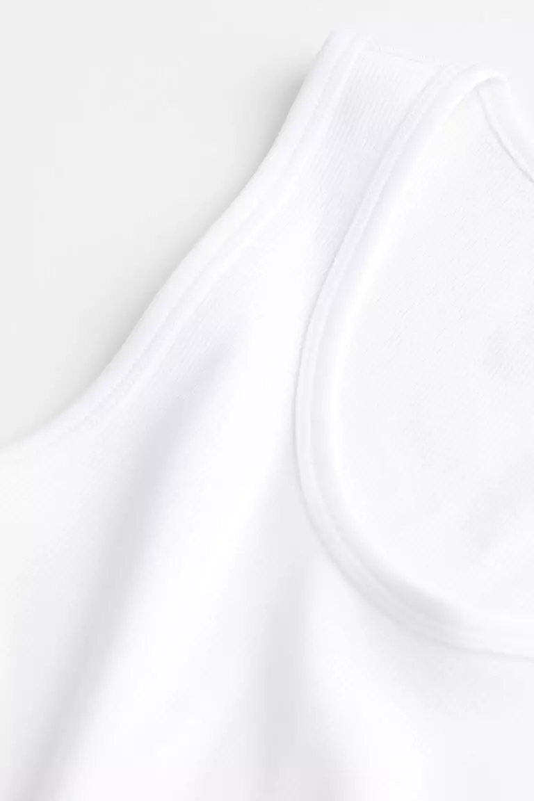 Ribbed vest top
