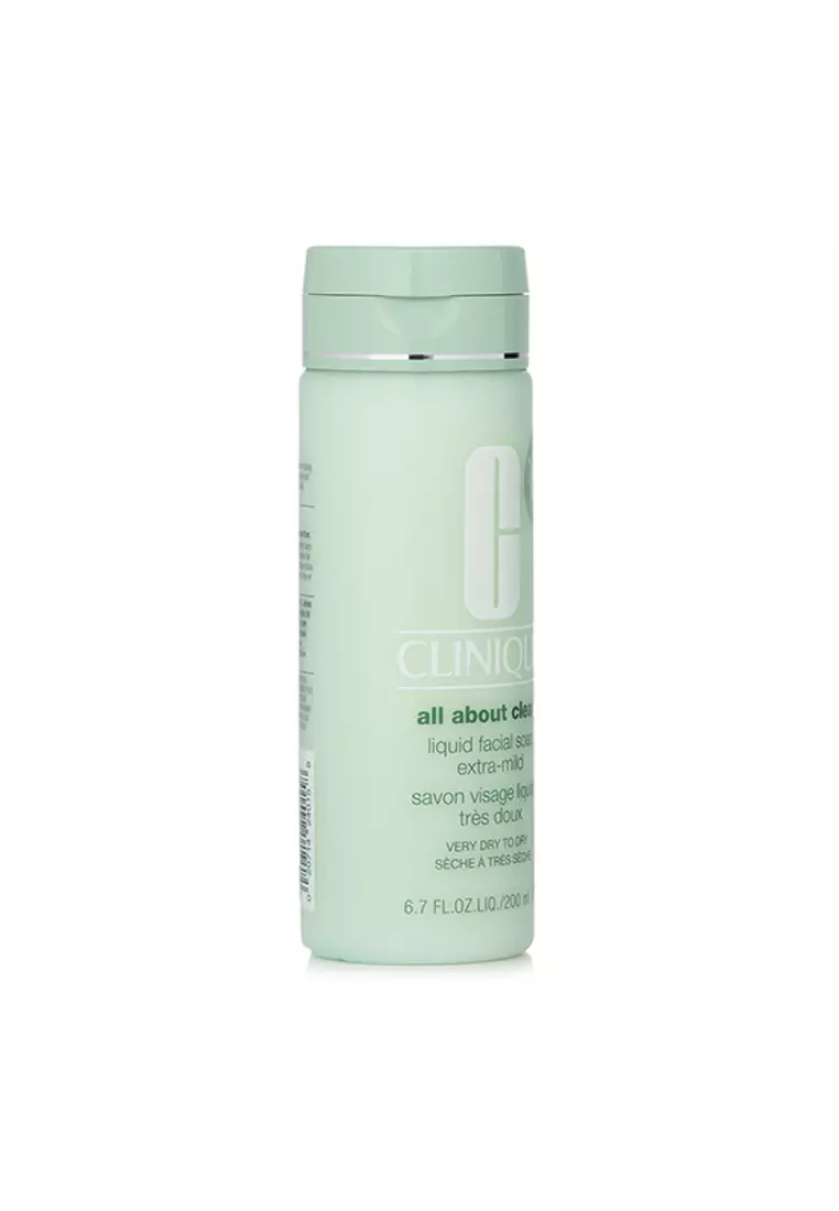 CLINIQUE - All About Clean Liquid Facial Soap Extra-Mild - Very Dry to Dry Skin 200ml/6.7oz