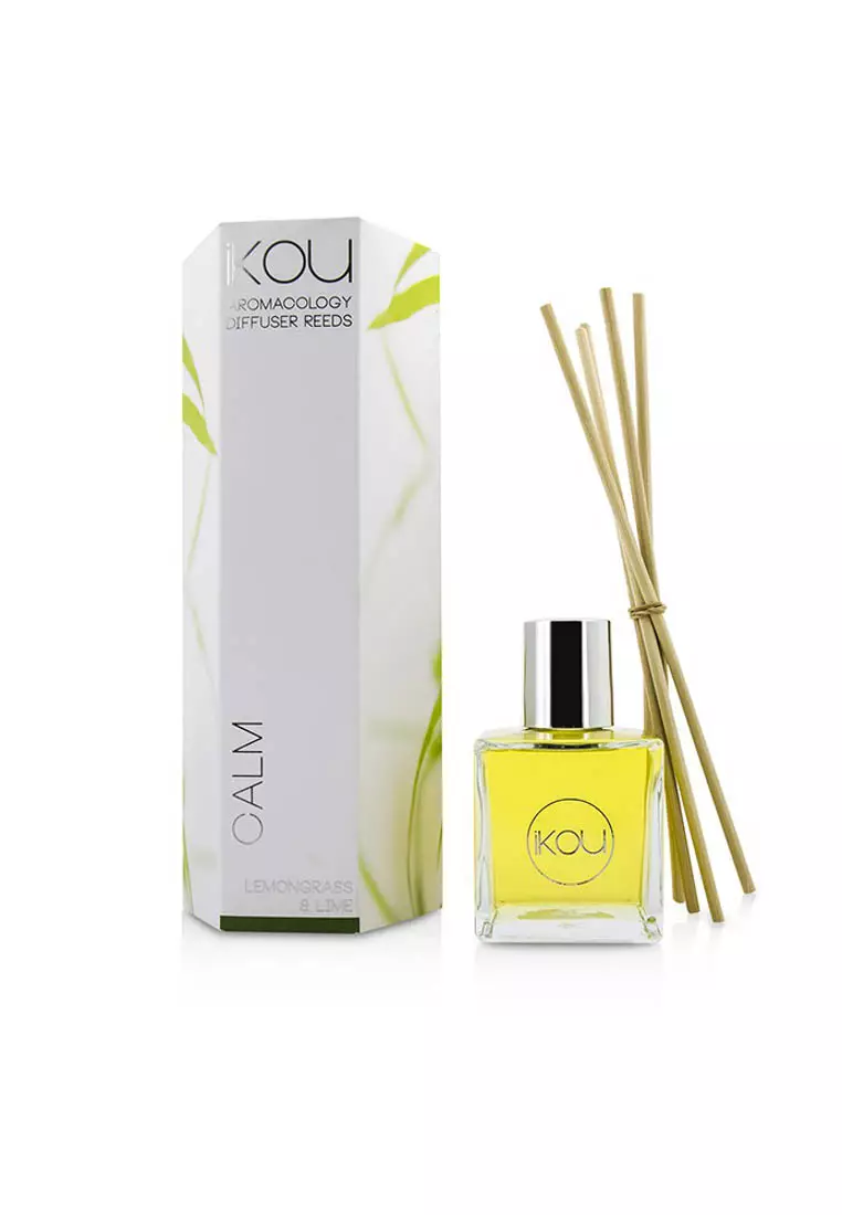 IKOU - Aromacology Diffuser Reeds - Calm (Lemongrass & Lime - 9 months supply)