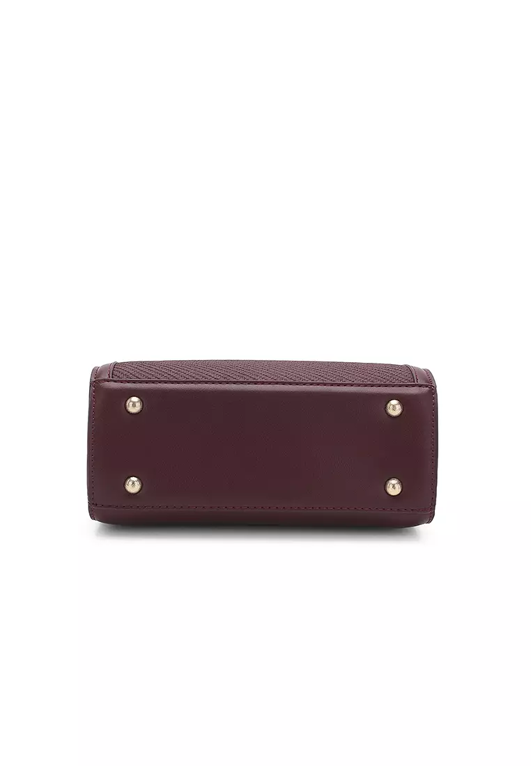 Women's Top Handle Bag / Sling Bag / Crossbody Bag / Shoulder Bag (Tas Tangan Wanita / Tas Selempang Wanita / Tas Bahu Wanita) - Merah