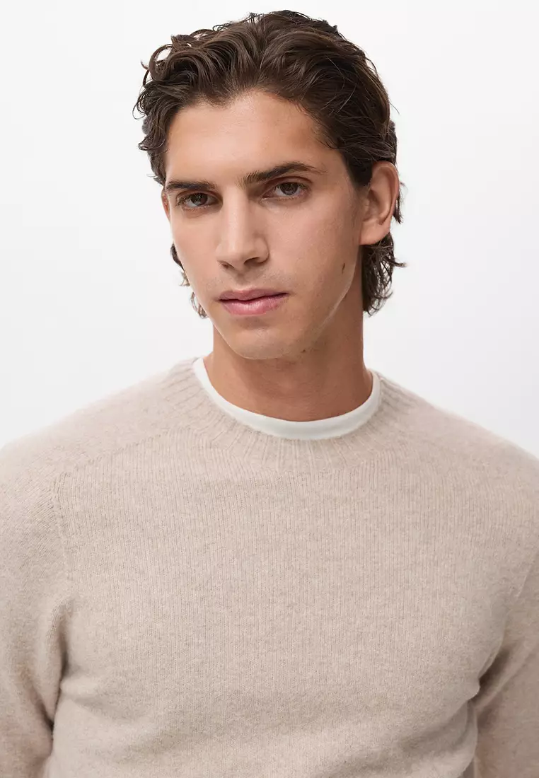 Knitted Wool Blend Sweater