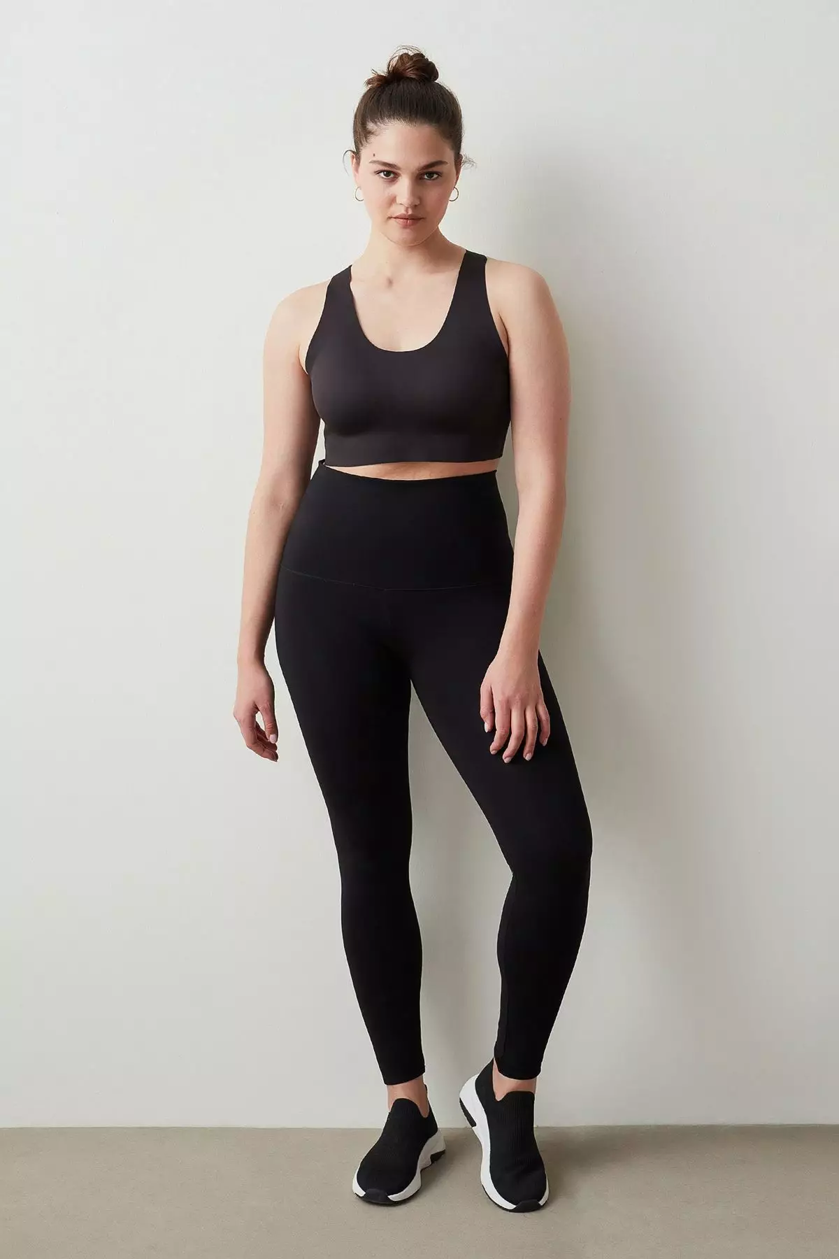 Black Medium Support Zero Feel Bra Sports Bra