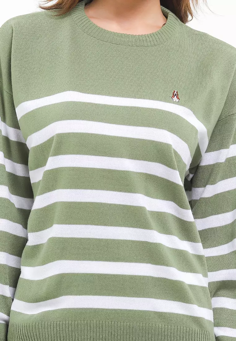 Rua Overiszed Stripe Sweater