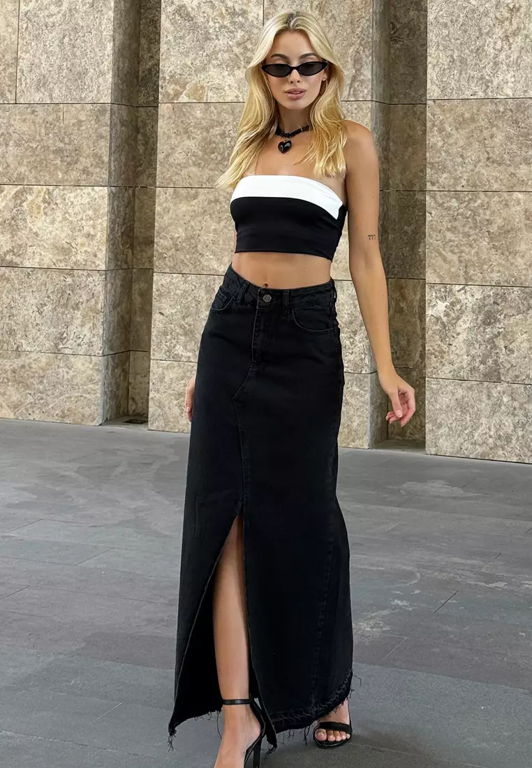Maxi Denim Skirt