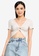 Supre beige Camille Short Sleeve Ring Top 1C10EAA61C294CGS_1
