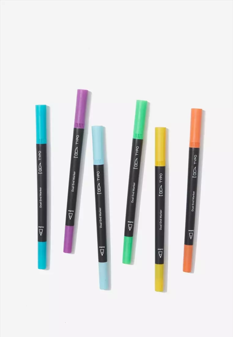 Buy Typo Dual Markers 6Pk 2023 Online ZALORA Singapore