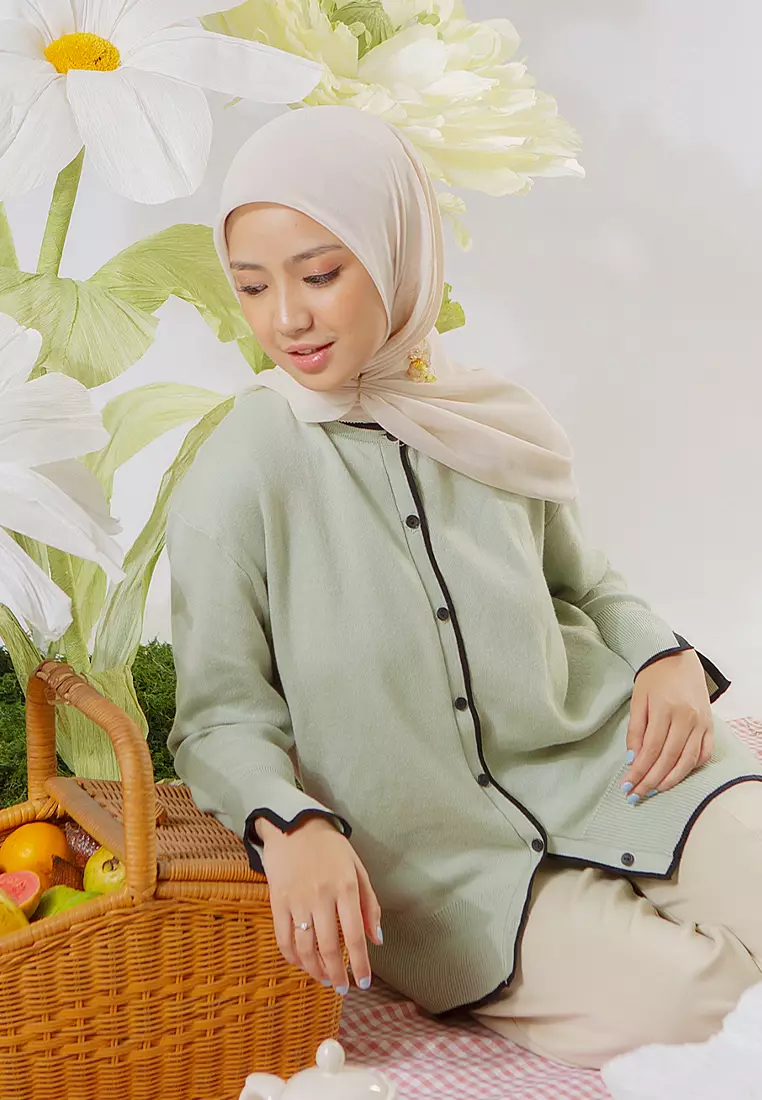 Zahira Knit (Lozy x Nashwa) in Sage