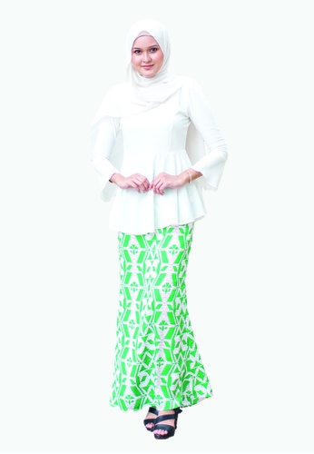 Delina Peplum from Kamelia in Multi