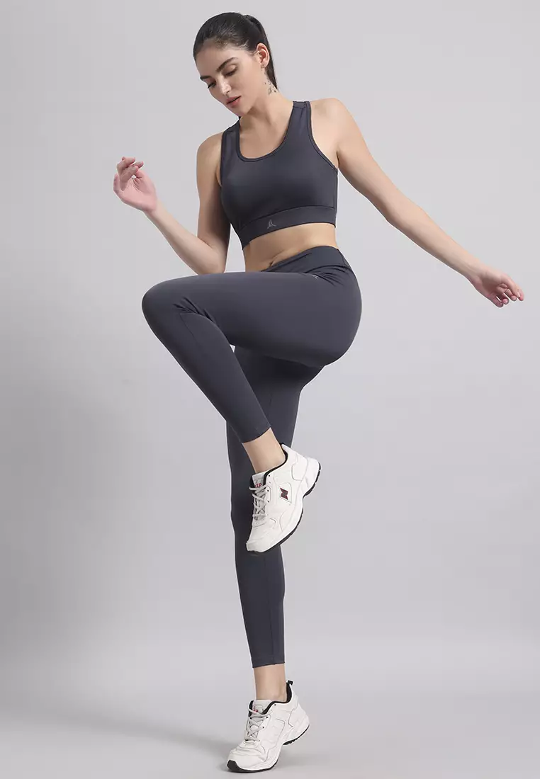 Grey Basic Essential Coord Workout/Running Legging