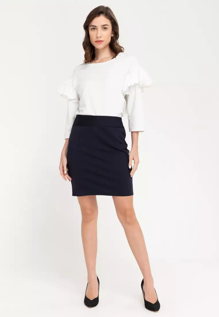 Buy BADOMODA Tootsie Pencil Skirt With Pockets And Slit 2024 Online