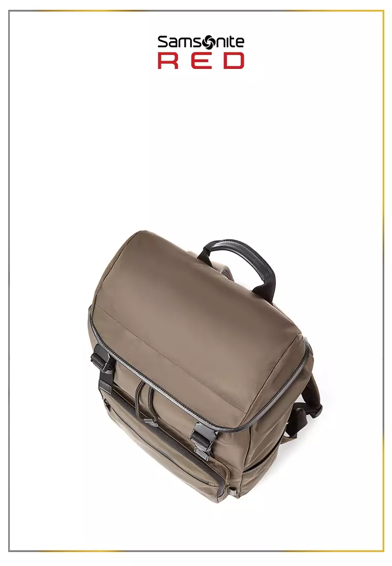 Samsonite Red Label Ellwood Flap Backpack – Dark Brown