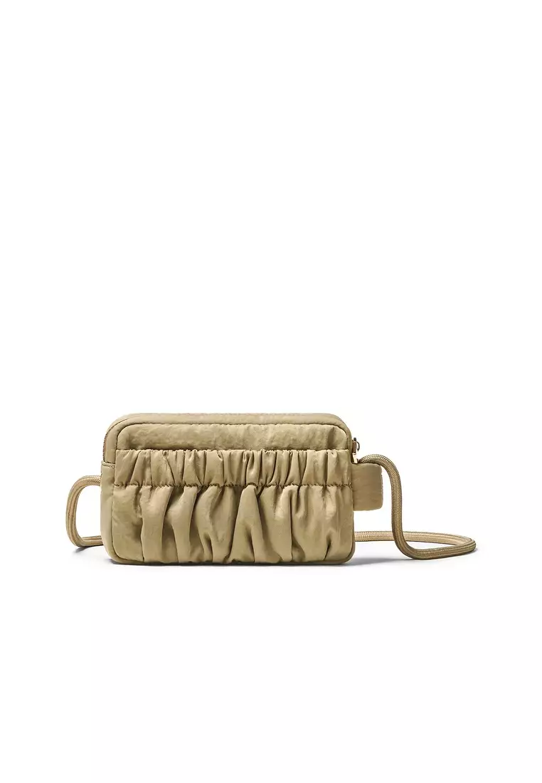 Buy Sometime Poofah Crossbody Bag - Khaki 2026 Online | ZALORA