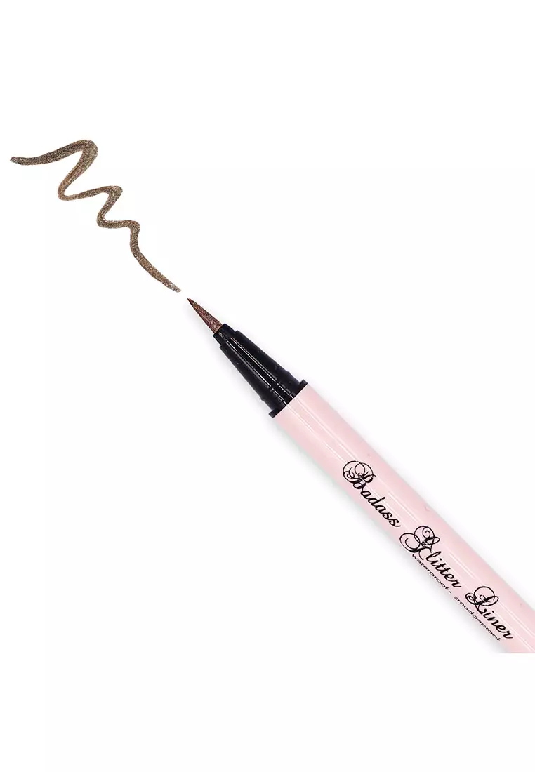 Discount on Ready Set Glow  shoes - SKU: Badass Glitter Liner - Hazel Dazzle (Brown)