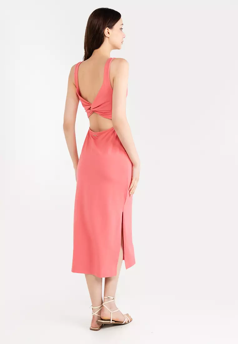 Superdry pink dress cheap