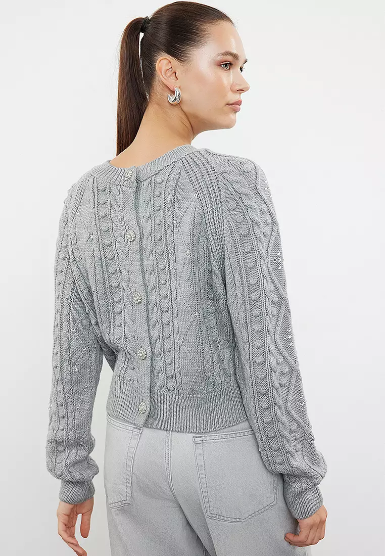 Reversible Knitwear Sweater Cardigan