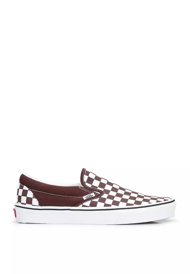 Vans slip shop on checkerboard malaysia