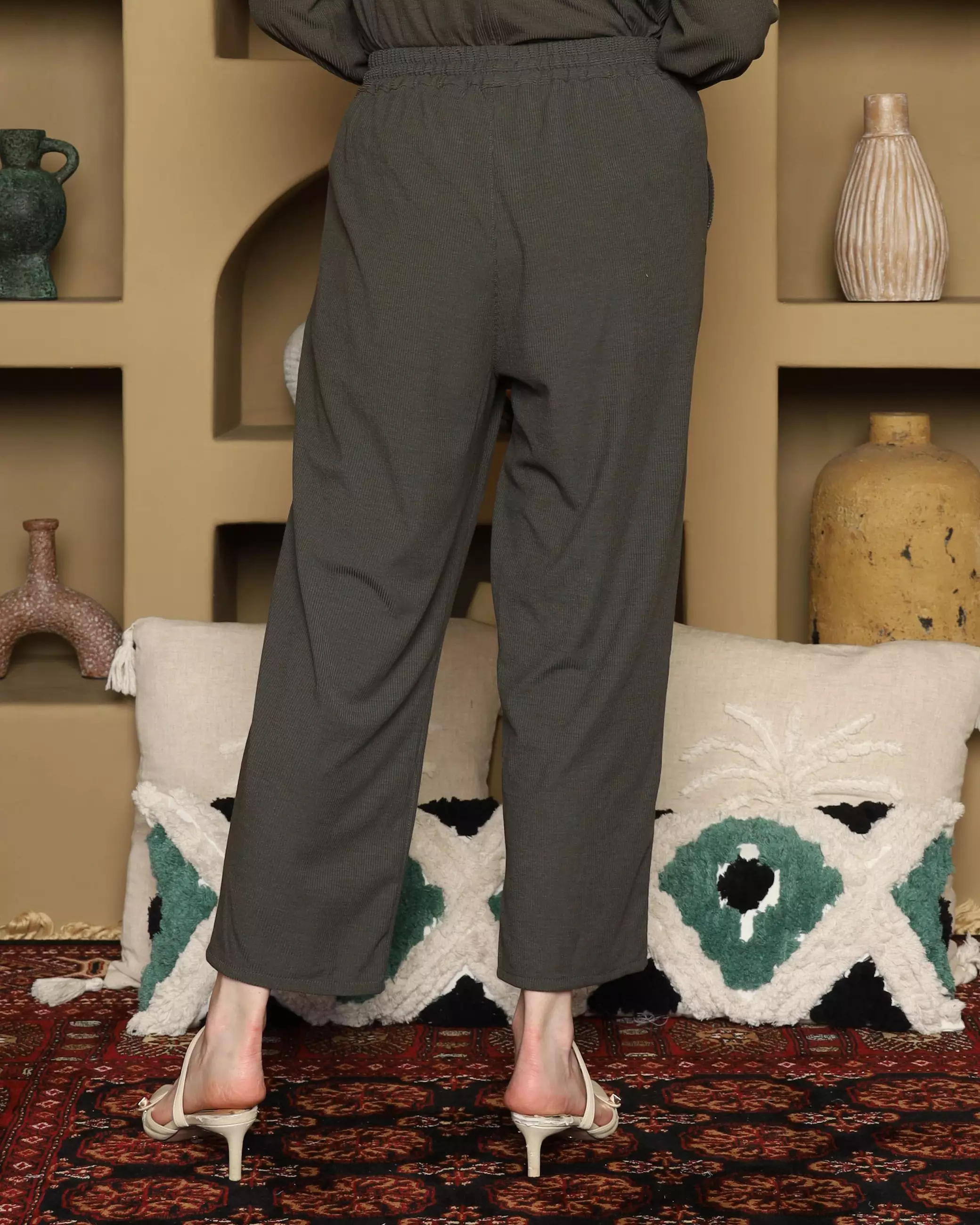 Qara Pants Olive
