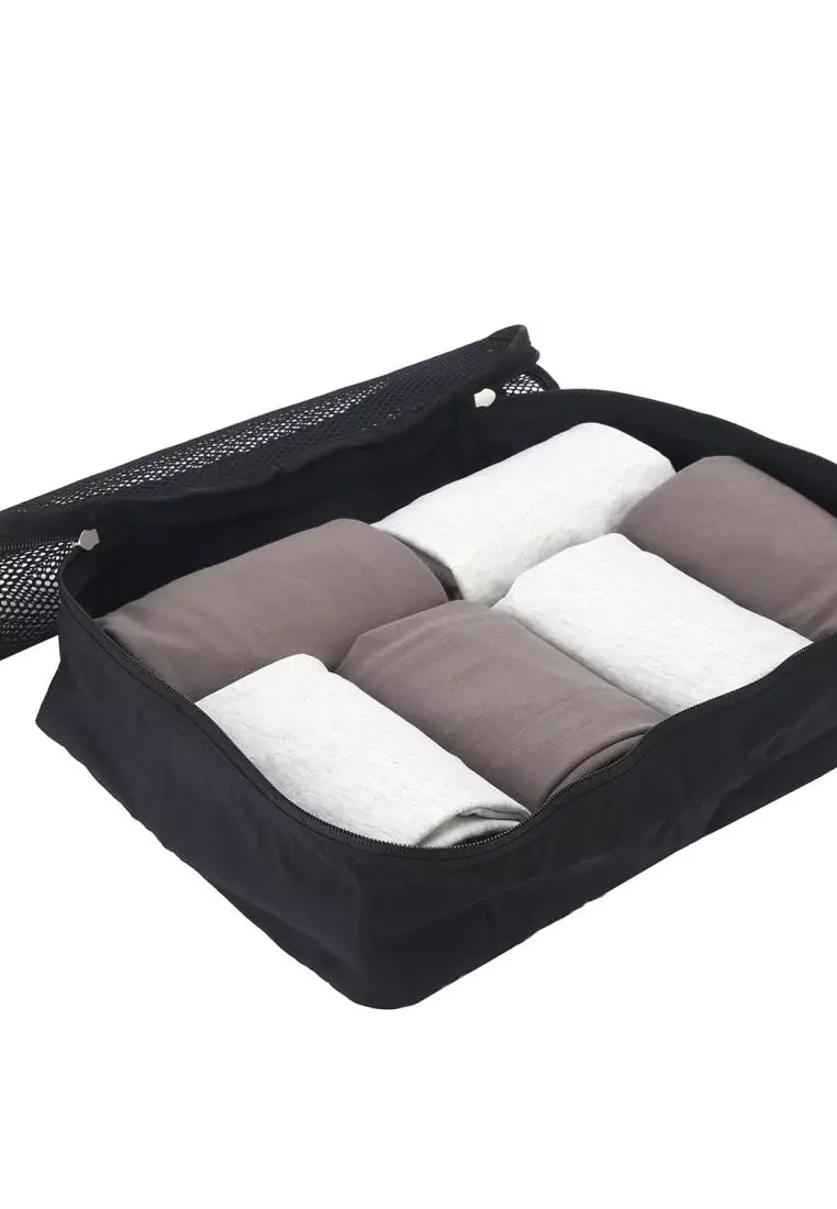 Crossing Waterproof Ripstop Nylon Packing Cube M - Black