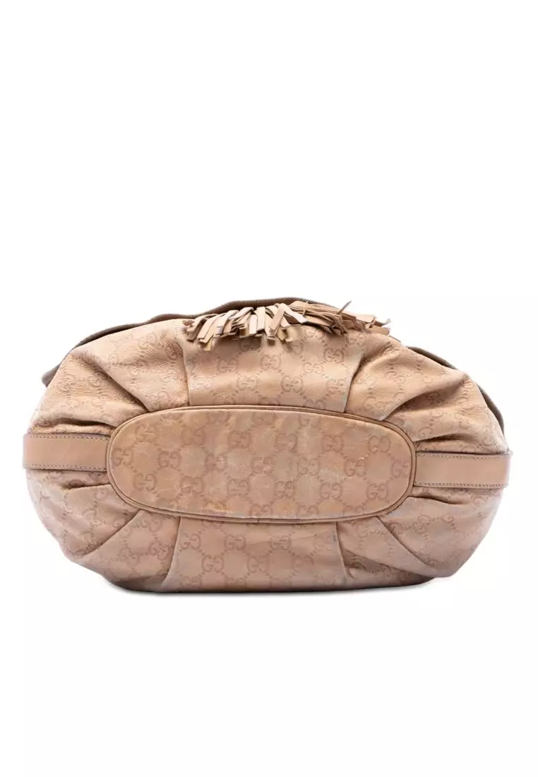 Pre-Loved Gucci Guccissima Tribeca Crossbody