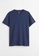 H&M blue Round-Neck T-Shirt Regular Fit A5164AA2465C72GS_5