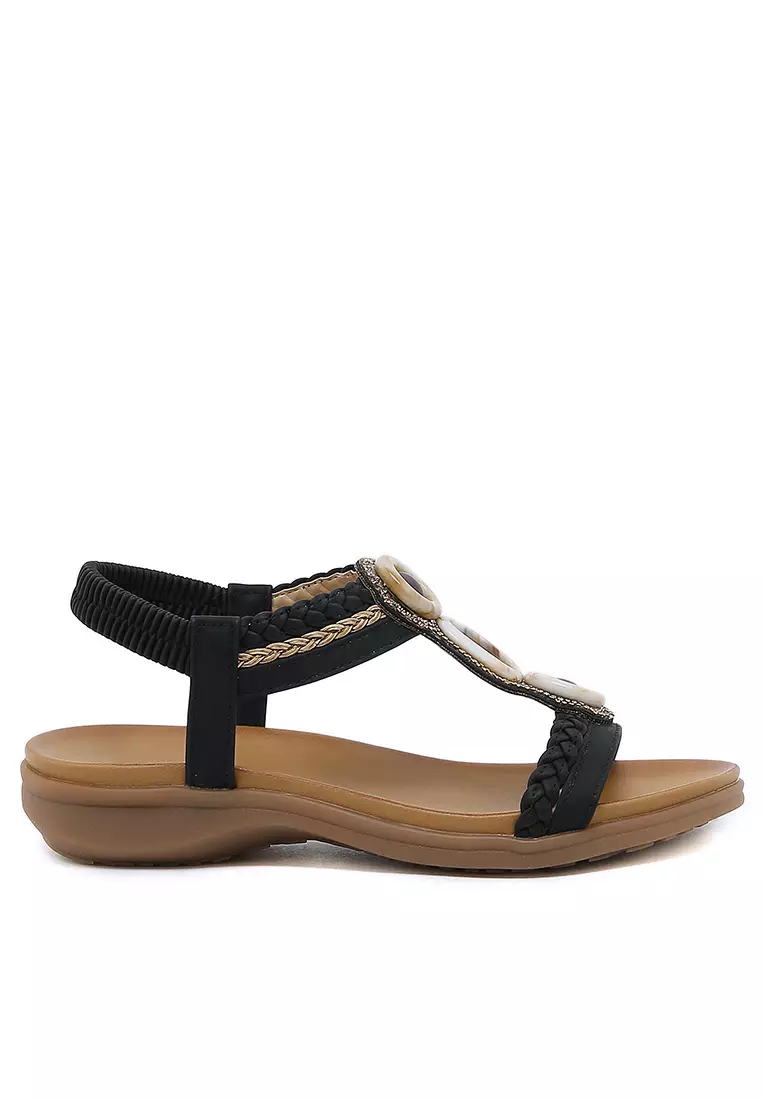 Elastic clearance beach sandals