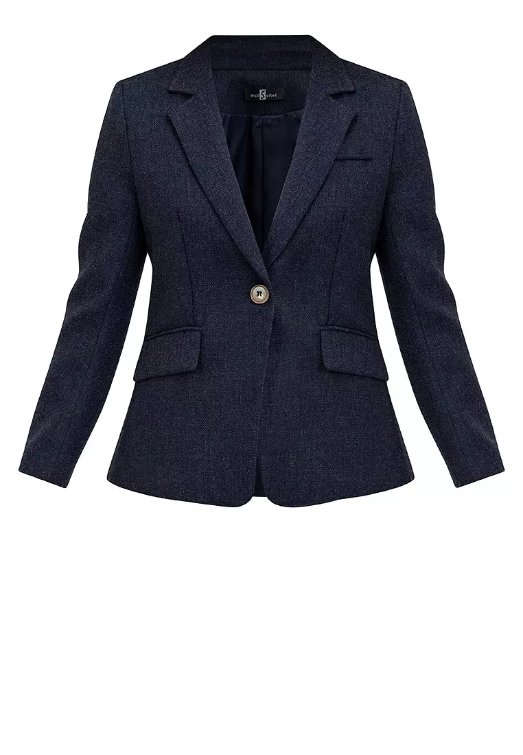 Textured Tailored Blazer