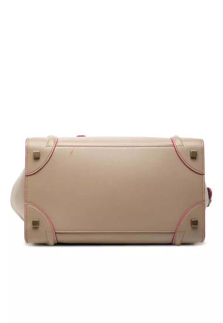 Pre-Loved Celine Mini Smooth Calfskin Luggage Tote