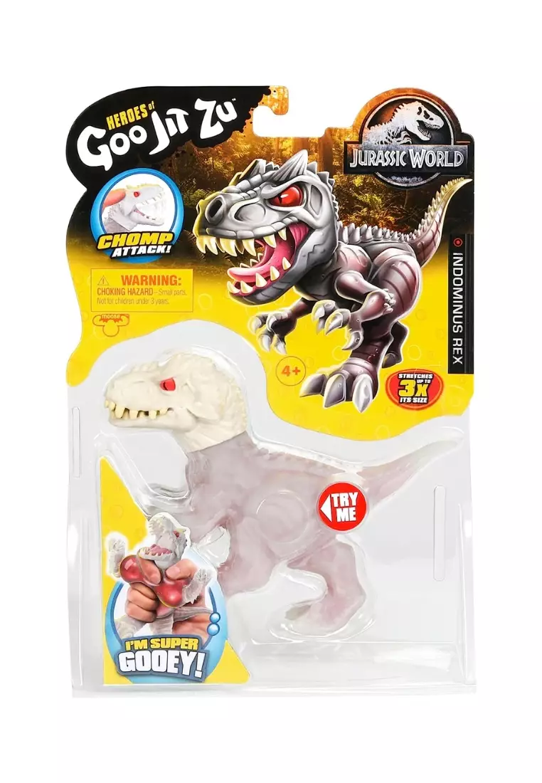 Heroes of Goo Jit Zu Jurassic World Hero Pack, Indominus Rex, More Than 4" Long