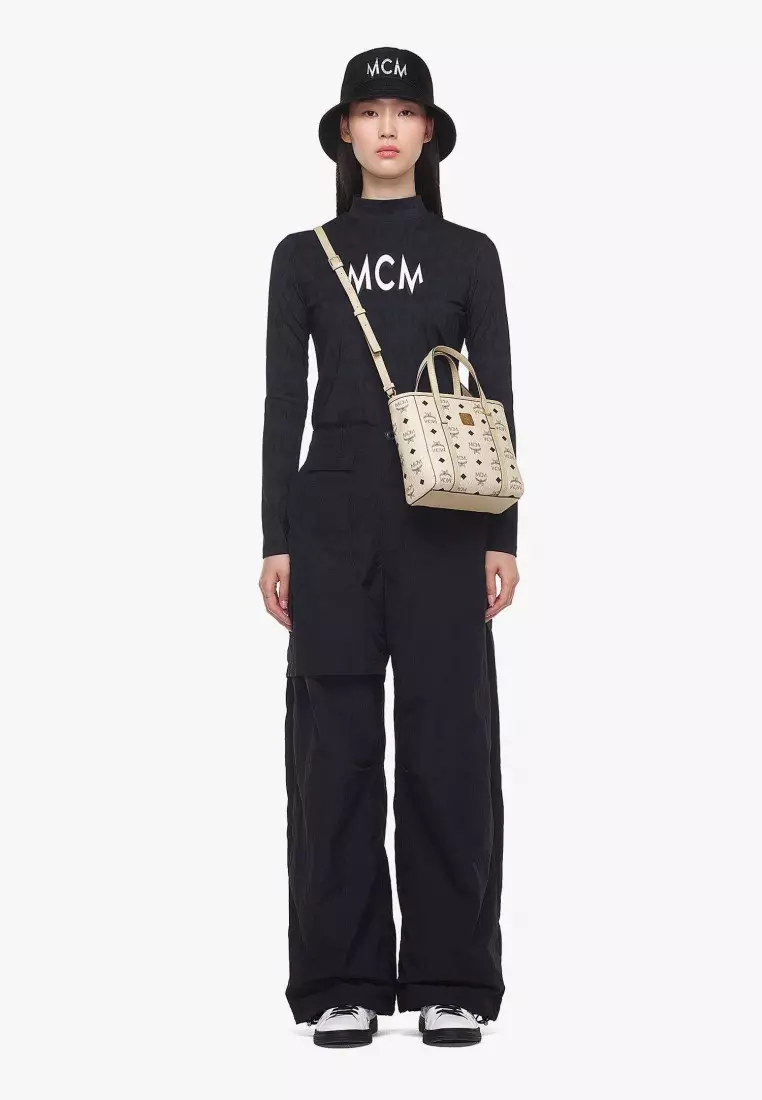Aren Top-Zip Shopper in Visetos