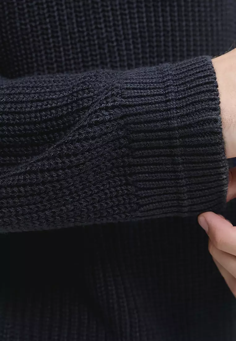 Half Zip Knit Sweater