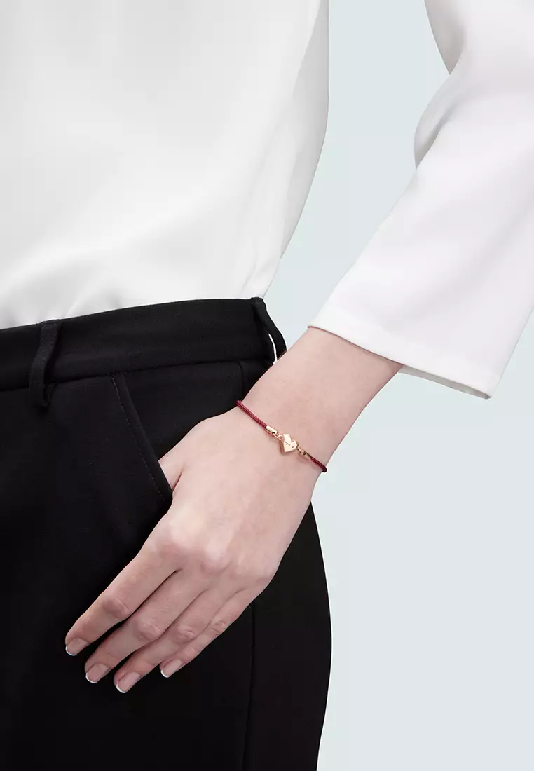 Jual agnès b. Carving of Love Bangle Original 2025 | ZALORA