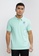 GIORDANO green Men's 3D Lion Embroidered Stretch Pique Short Sleeve Polo 01011222 8D42DAAFED3A49GS_1