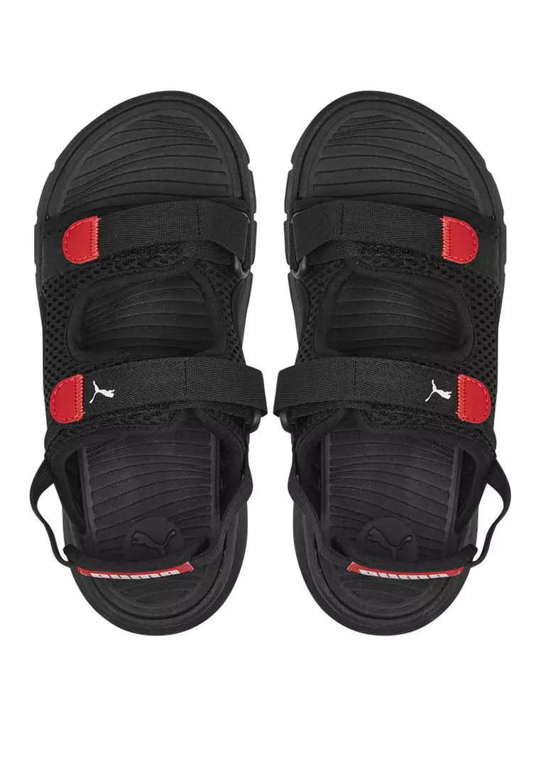Puma men black best sale sandals