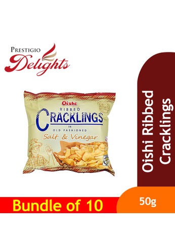 Prestigio Delights Oishi Ribbed Cracklings 50g Bundle of 10 42F01ESC2F7EA6GS_1