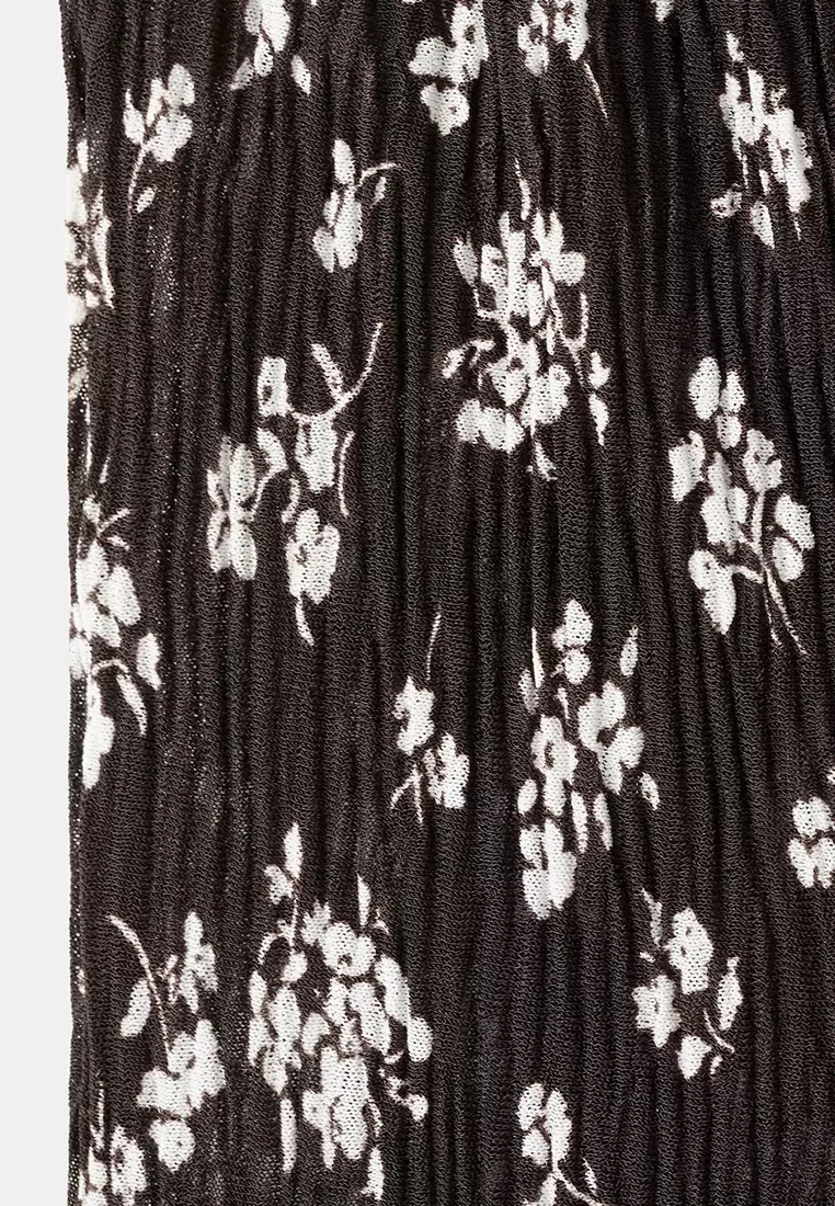 Floral-Print Midi-Dress