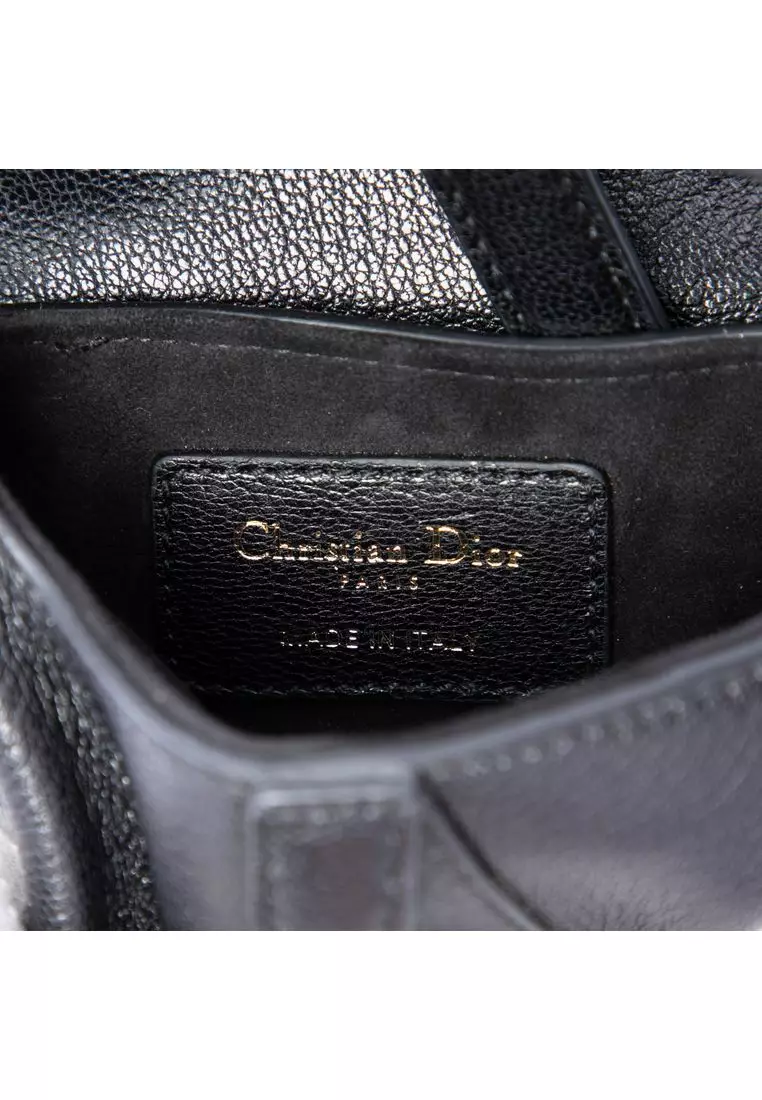 Pre-Loved Dior Micro Goatskin Saddle Bag