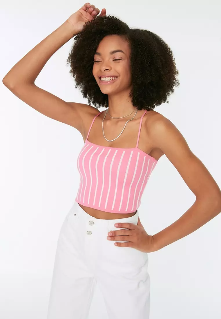 Stripe Crop Top