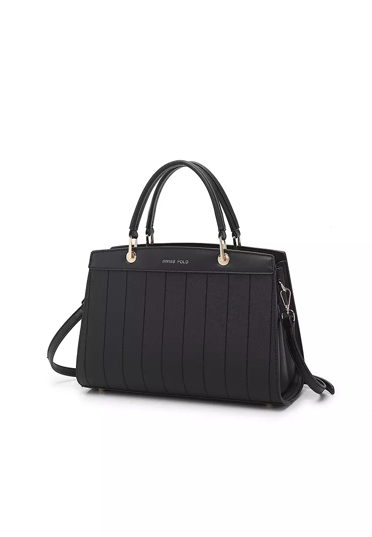 Women's Top Handle Bag / Sling Bag / Crossbody Bag / Shoulder Bag - Black