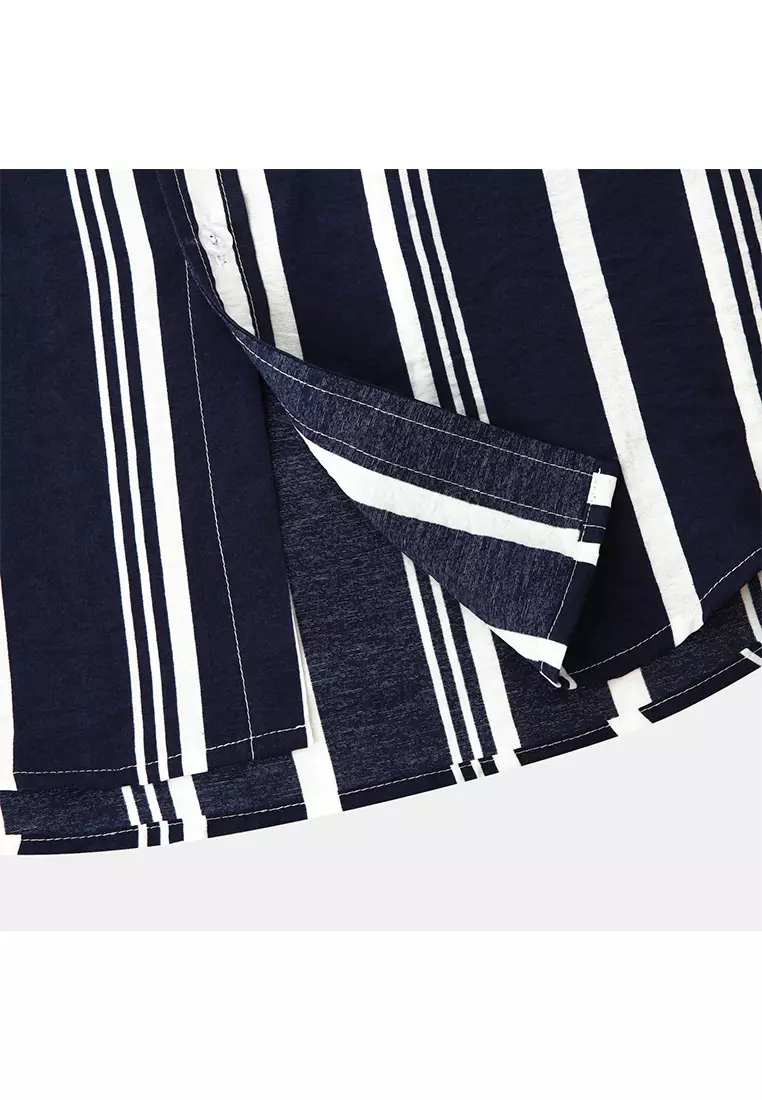 Striped Short-Sleeved Shirt YL-C279