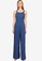 MISSGUIDED blue Pinafore Style Jumpsuit 9D037AAAF6C5D4GS_4