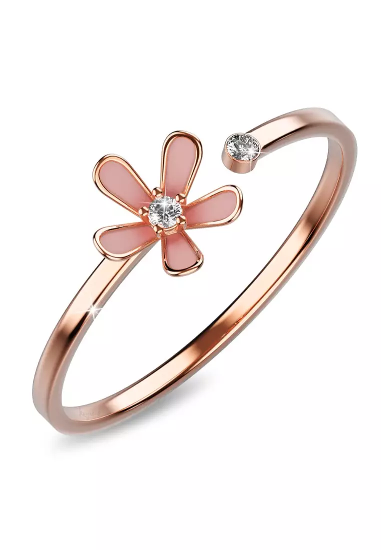 Swarovski dynamic ring on sale rose gold