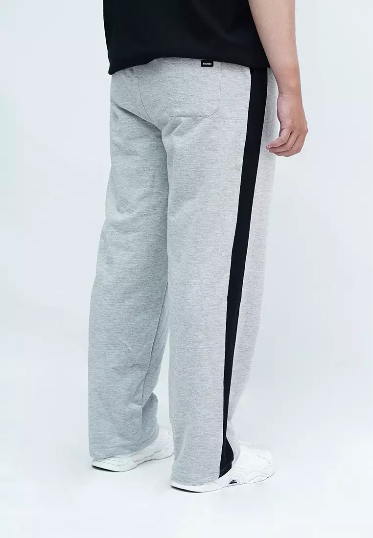 Ryusei Celana Baggy Pria Hayashi Tsa Misty Grey