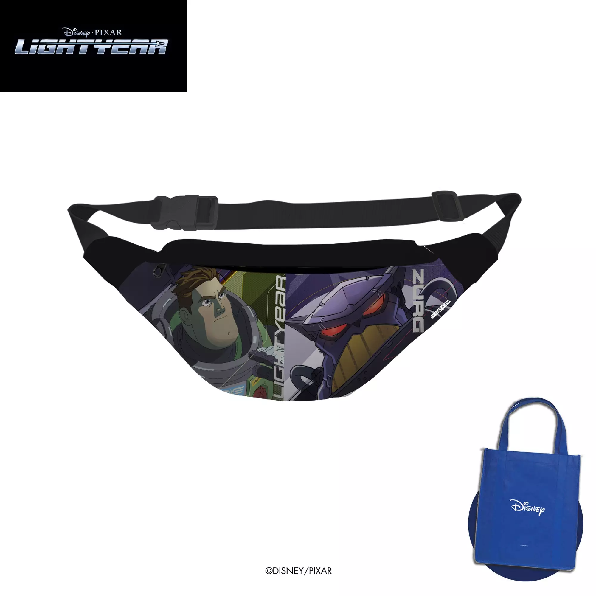 Jual Custom.id Disney Pixar Waist Bag Tas Pinggang Lightyear DPL2