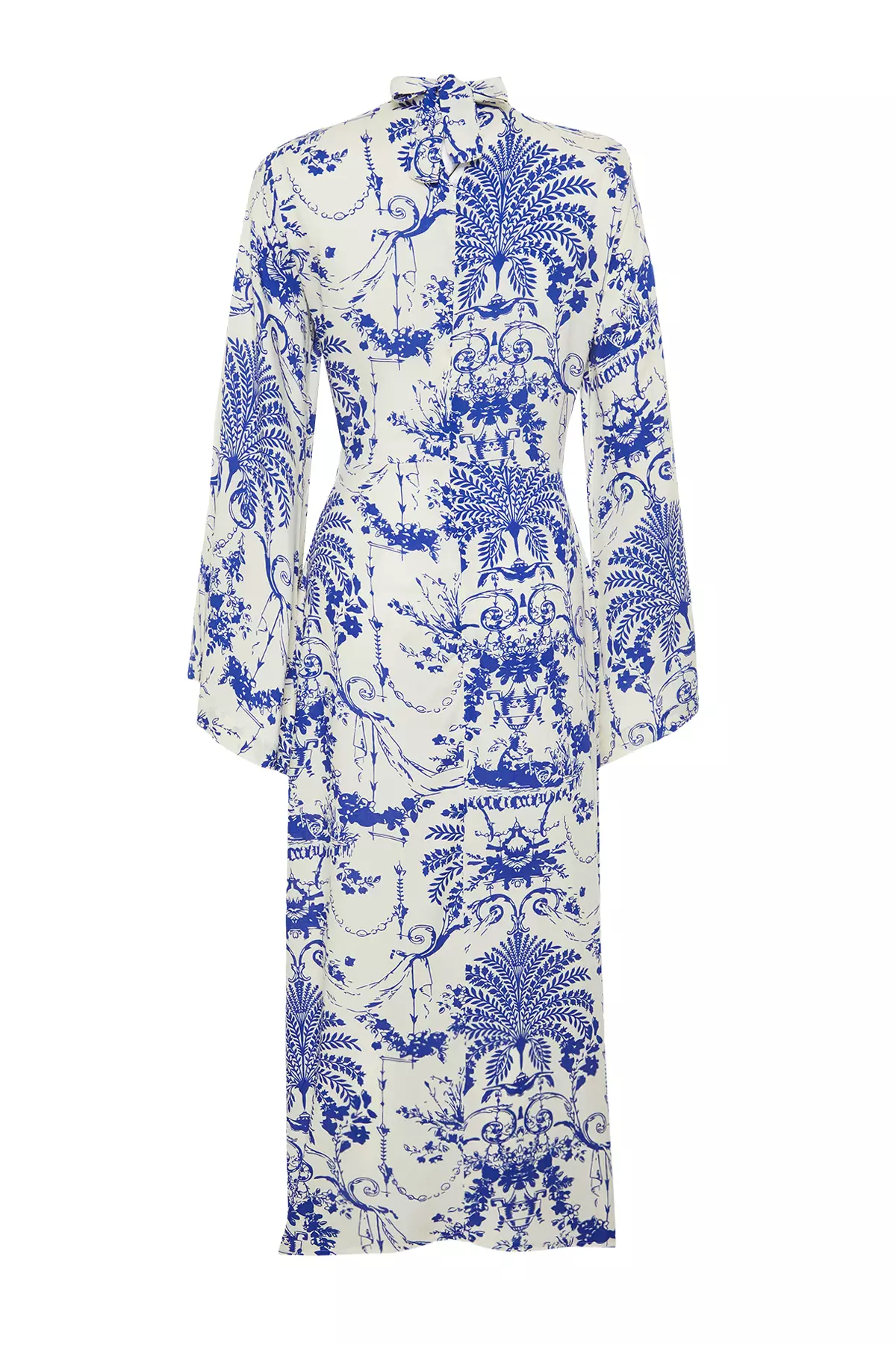 MODEST Wide Sleeve Viscose Dress