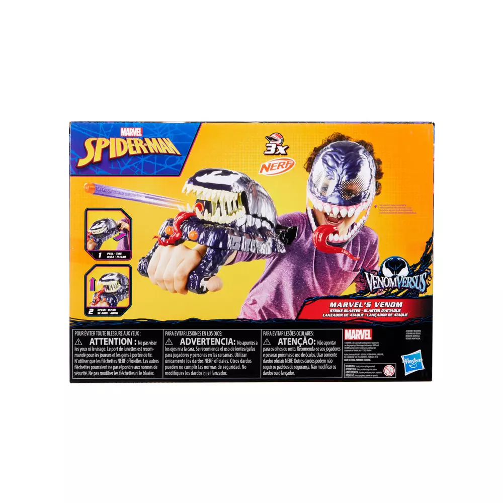 MARVEL ROLEPLAY SPIDERMAN VENOM VS MARVELS VENOM STRIKE BLASTER - UNGU