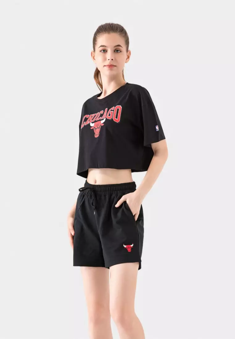Core Chicago Bulls Womens Box Fit Crop Top