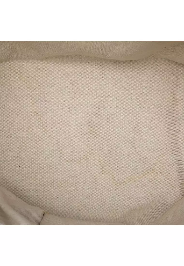 Pre-Loved Gucci Gg Lurex Heart Bit Tote